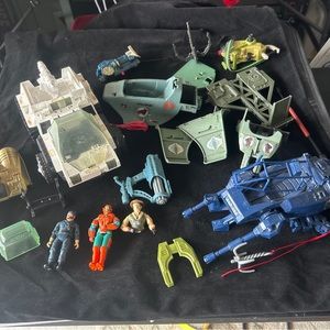Lot of Vintage Hasbro GI Joe Weapons & Vech Lot  Nice. Many parts and pieces .